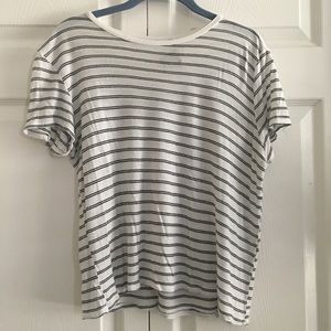 Black and white striped shirt